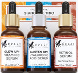 Vitamin C, Retinol, Hyaluronic Acid - 3 Pack Face Care Set