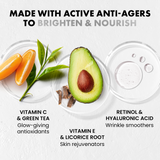 Vitamin C & Retinol Serum for Face - 2 Pack - Eclat